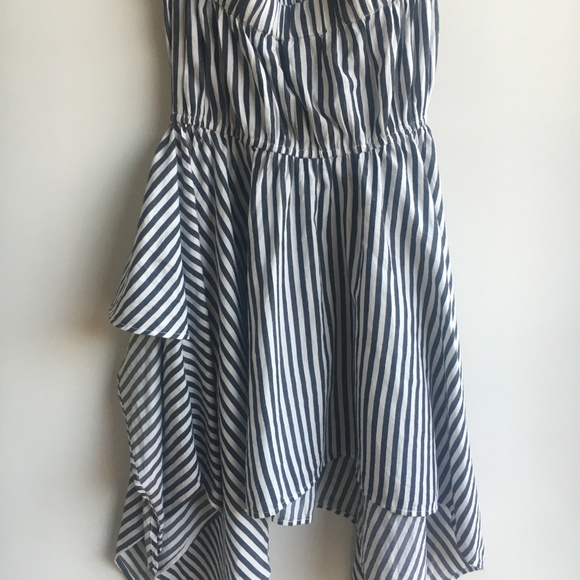 NWT L'Academie x REVOLVE Strapless Hanky Hem Dress - Picture 5 of 8